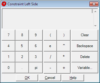 Constraint Side Dialog graphic